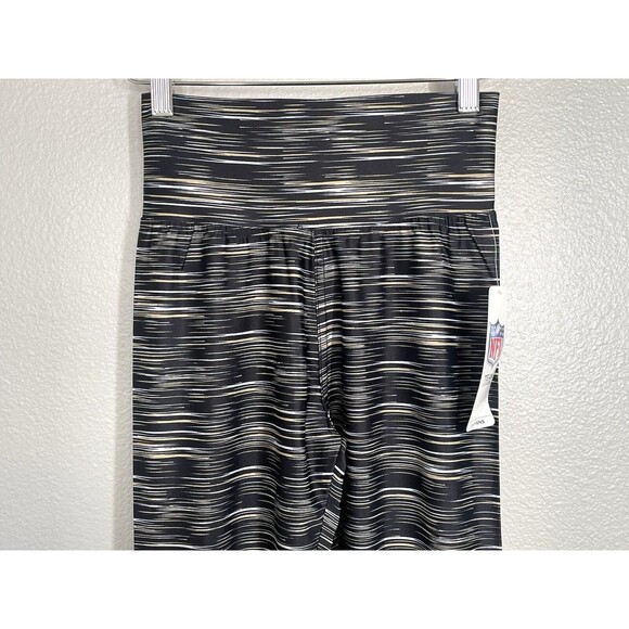 NWT New Orleans Saints Women's Space Dye Leggings Size Small S Black Gold - Picture 2 of 9